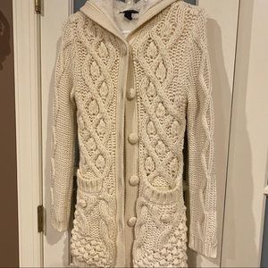 Fur lined, cozy sweater